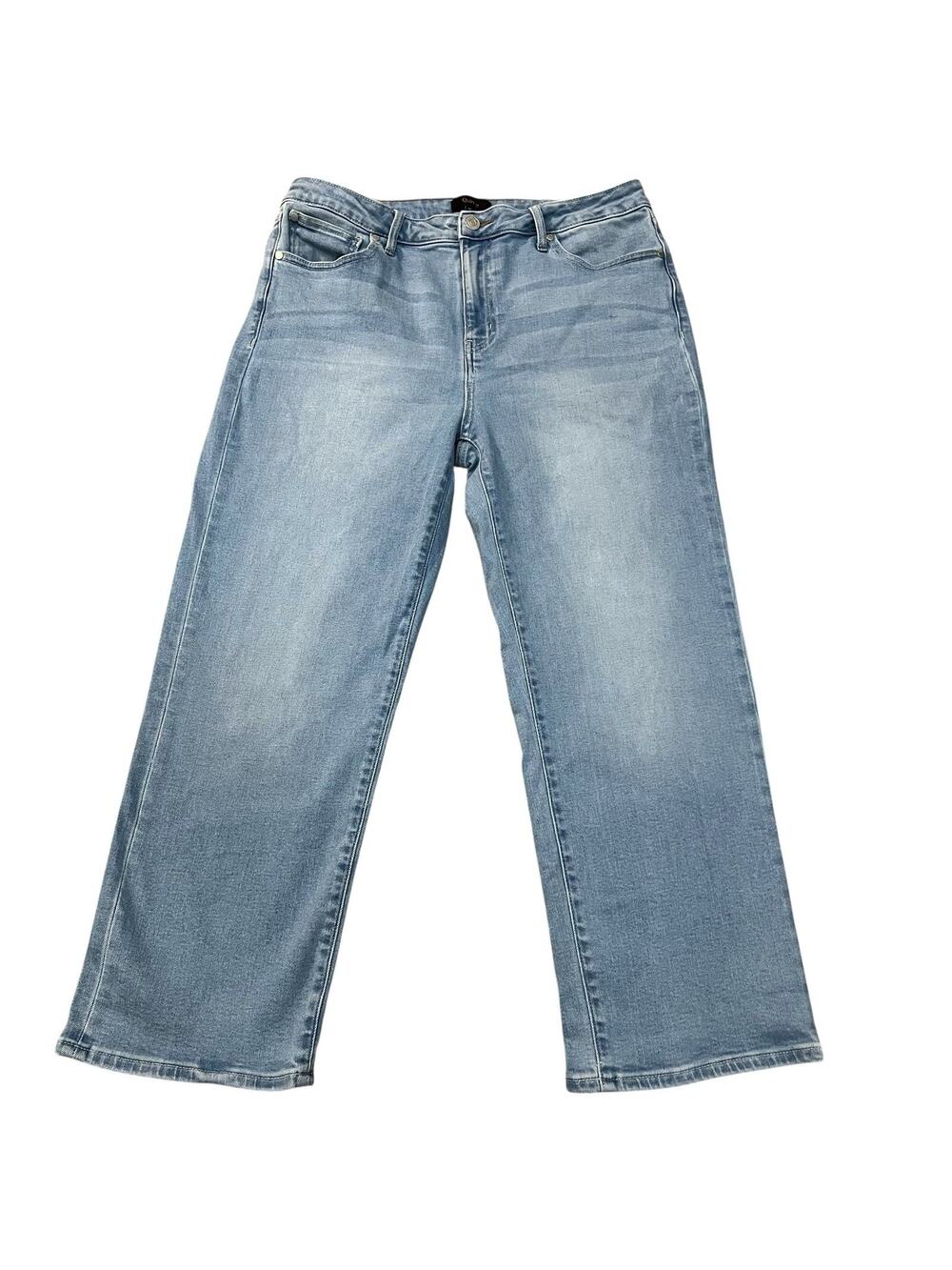 Women’s Wide-Leg Light Blue Jeans